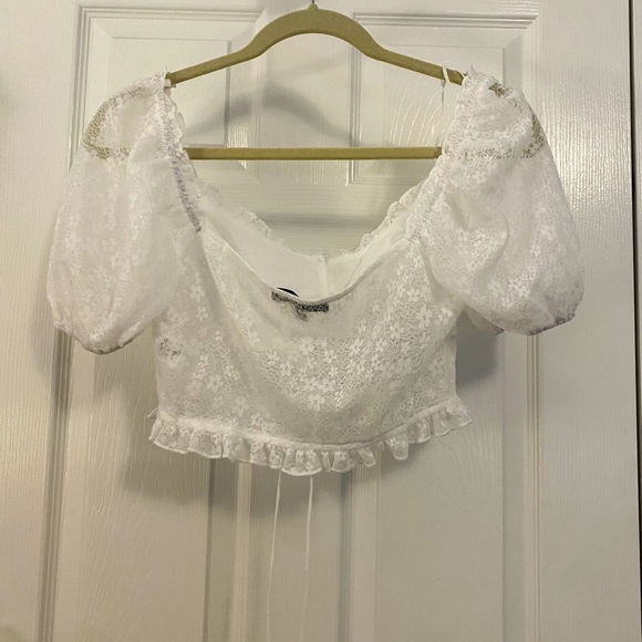 Grey Bandit Loving You White Top - Picture 4 of 4